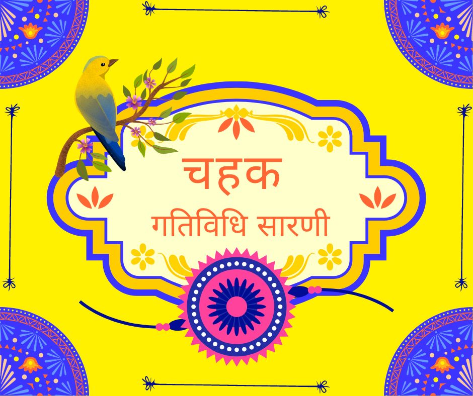 चहक गतिविधि सारणी